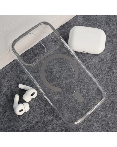 Maska za iPhone 17 Pro Berlia Sheen Mag Case siva