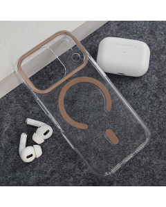 Maska za iPhone 17 Pro Berlia Sheen Mag Case zlatna