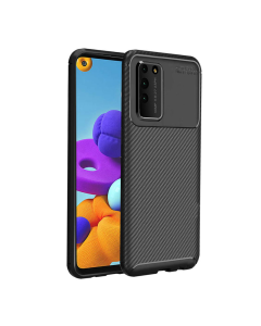 Maska za Huawei Honor X10 Carbon Defender crna - 042040