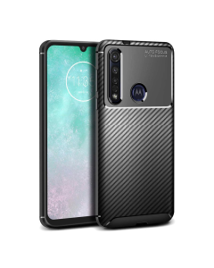 Maska za Motorola Moto G8 Carbon Defender crna - 044353