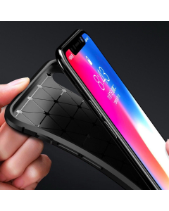 Maska za Xiaomi Redmi 10A crna Carbon Defender - 057364