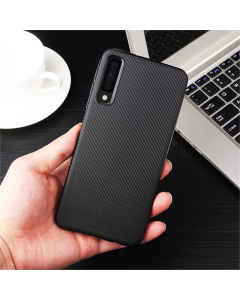 Maska za Huawei P Smart 2021 Carbon fiber crna