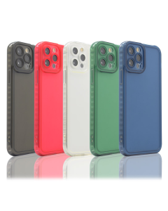 Maska za iPhone 14 Pro Max Clear color crna