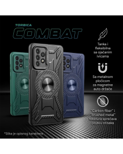 Maska za Samsung A35 5G/ A356B Combat crna - 610194