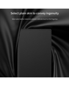 Maska za Samsung S25/ S931B Covered Leather crna - 616565