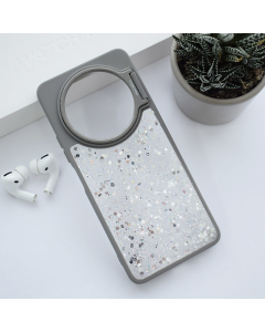 Maska za Xiaomi Redmi A3 (2024) Crystal Dots siva