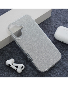 Maska za iPhone 17 Crystal Dust srebrna