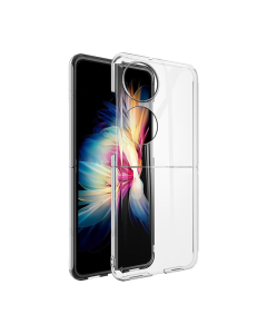 Maska za Huawei P50 pocket Crystal Transparent Hard PC transparent - 056135