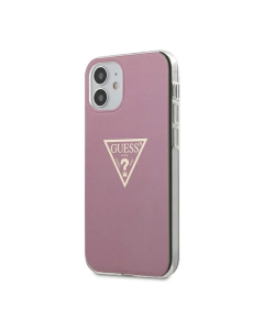 Maska Faceplate Frost Guess iPhone 12 Mini pink. - GUHCP12SPCUMPTPI
