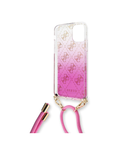 Maska za iPhone 11 Pro pink Guess Faceplate - GUHCN58WO4GPI