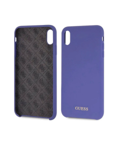 Maska Faceplate GUESS iPhone XS Max ljubičasta - GUHCI65LSGLUV