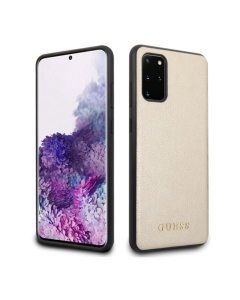 Maska za Samsung S20 Plus/ G985F zlatno crna Guess Faceplate - GUHCS67IGLGO