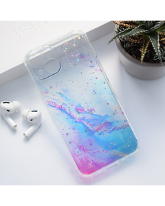 Maska za iPhone 13 ljubicasto Fluid Color plava - 613514