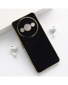 Maska za Xiaomi Redmi A3 (2024) Fresh Electroplated crna