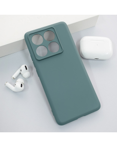 Maska za Xiaomi 14T Pro mat Giulietta zelena - 614573