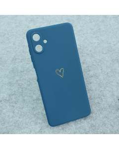 Maska za Samsung A06/ A065F Golden Heartbeat plava