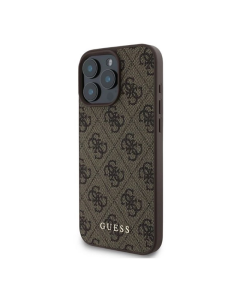 Maska za iPhone 16 braon Guess 4G Classic - GUHCP16SG4GFBR