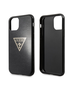 Maska za iPhone 11 Pro crna Guess Faceplate Frost - GUHCN58SGTLBK