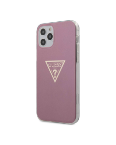 Maska za iPhone 12 Pro Max pink Guess Faceplate - GUHCP12LPCUMPTPI