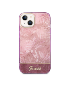 Maska za iPhone 14 Guess PC/ TPU Jungle Pink - GUHCP14SHGJGHP