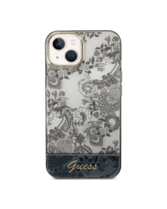 Maska za iPhone 14 Guess PC/ TPU Toile De Jouy siva - GUHCP14SHGPLHG