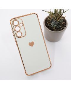 Maska za Samsung A17 5G/ A175F Heart Frame bela