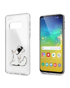 Maska za Samsung S10e/ G970 transparent Karl Lagerfeld Cat - KLHCS10LCFNRC