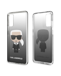 Maska za Samsung S20 Plus/ G985F crna Karl Lagerfeld Glasses - KLHCS67TRDFKBK