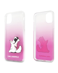 Maska za iPhone 11 Pro Max pink Karl Lagerfeld - KLHCN65CFNRCPI