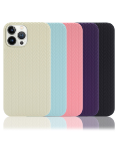Maska za iPhone 14 Pro Max Knit bela - 058928