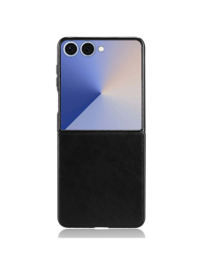 Maska za Samsung Galaxy Z Flip 7 Leather crna - 618918