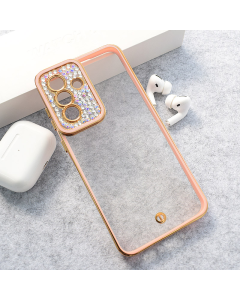 Maska za Samsung A36 5G/ A366B/ A56 5G/ A566B Luxury Crystal Clear roze