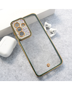 Maska za Samsung A36 5G/ A366B/ A56 5G/ A566B Luxury Crystal Clear zelena