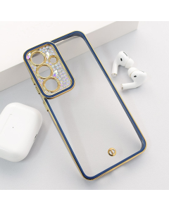 Maska za Samsung S25/ S931B Luxury Crystal Clear plava - 616639
