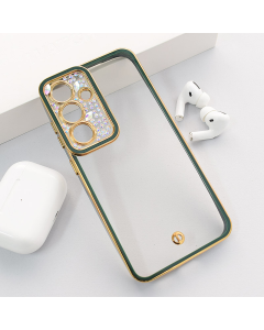 Maska za Samsung S25/ S931B Luxury Crystal Clear zelena - 616641