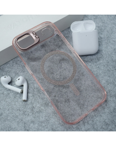 Maska za iPhone Air Mag Case Bling Camera Bracket pink
