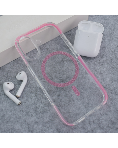 Maska za iPhone 17 Mag Case Bling roze