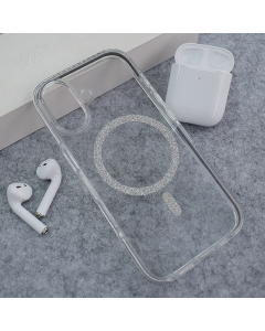 Maska za iPhone 17 Mag Case Bling srebrna