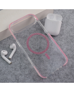 Maska za iPhone Air Mag Case Bling roze