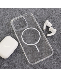 Maska za iPhone 16 Pro Max Mag Case Clear Slim bela - 619309