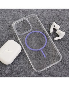 Maska za iPhone 16 Pro Max Mag Case Clear Slim ljubičasta - 619310