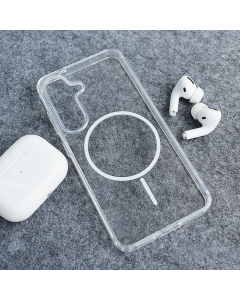 Maska za Samsung A16 5G/ A166B Mag Case Clear Slim bela - 619339