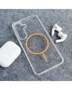 Maska za Samsung A26 5G/ A266B narandžasto Mag Case Clear Slim - 619347