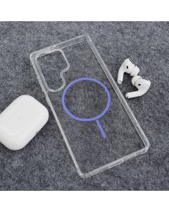 Maska za Samsung S25 Ultra Mag Case Clear Slim ljubičasta - 619364