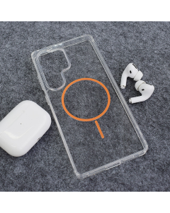 Maska za Samsung S25 Ultra narandžasto Mag Case Clear Slim - 619365