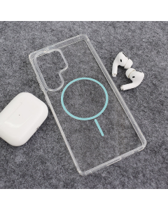 Maska za Samsung S25 Ultra Mag Case Clear Slim plava - 619367