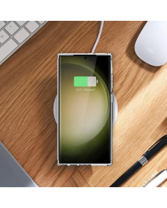 Maska Mag Case Crystal Clear S25 Ultra/ S938B bela