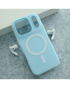 Maska za iPhone 17 Pro Mag Case Flashy svetlo plava - 618422