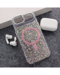 Maska za iPhone 17 Air Mag Case Glue roze - 619046