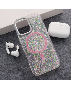 Maska za iPhone 17 Mag Case Glue roze - 618359